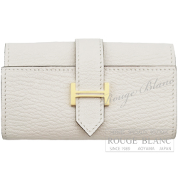 エルメス　ベアンキーケース　4連　ナタ　シェーヴル　ゴールド金具　 【新品】　HERMES Bearn Keycase4 Nata  Chevre Gold Buckle 【NEW】