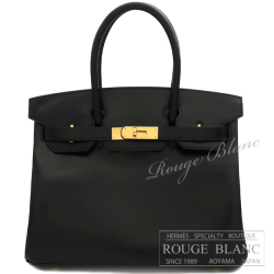 エルメス　バーキン30　黒　ブラック　BOXカーフ　ゴールド金具　【新品】 　HERMES Birkin30 Black Veau Box Gold Buckle　【NEW】