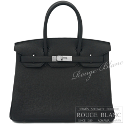 バーキン30 ブラック エルメス バーキン30 黒 ブラック トゴ シルバー金具 【新品】 HERMES