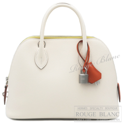 エルメス ボリード1923 25 トリコロール ナタ×ジョーヌシトロン  