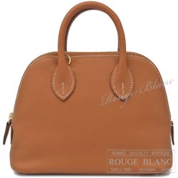 エルメス ボリード1923 ミニ ゴールド ヴォーエバーカラー ゴールド