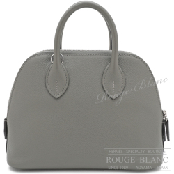 エルメス　ボリード1923　ミニ　グリメイヤー　ヴォーエバーカラー　シルバー金具  【中古】 HERMES Bolide1923 Mini Gris meyer Veau evercolor Silver Buckle 【USED】