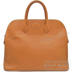 エルメス ボリード45 ナチュラル ヴォーシャモニー ゴールド金具  