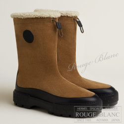 エルメス メンズ ショートブーツ ”ジャーニー” ブラウン #41 1/2【新品