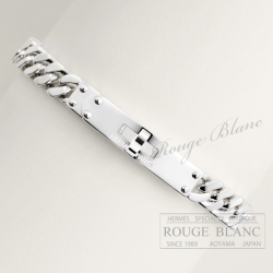 エルメス　ブレスレット　"ケリー グルメット" TPM　シルバー　SH　【新品】 HERMES Bracelet Kelly Gourmette Silver 【NEW】