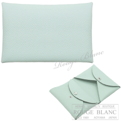 エルメス　カルヴィ　デュオ　カードケース　名刺入れ　コインケース　ペパーミント　エプソン【新品】HERMES Calvi duo (Cardcase/Coin case)  Pepper mint Epsom【NEW】