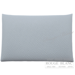 エルメス　カルヴィ　カードケース　名刺入れ　グリパンタン　エプソン 【新品】 HERMES Calvi (Cardcase) Gris pantin Epsom 【NEW】