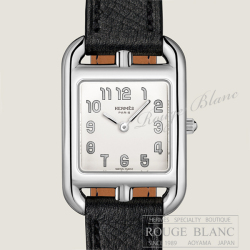 エルメス　ケープコッド PM 31mm　腕時計　ブラック　エプソン　ステンレススティール　レディース 【新品】 HERMES Ladies' watch Cape cod PM Black Epsom 【NEW】