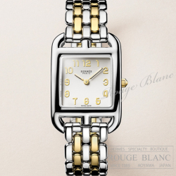 エルメス　ケープコッド PM 31mm　腕時計　アシエ　シルバー×ゴールド　ステンレススティール　レディース 【新品】 HERMES Ladies' watch Cape cod PM Acier Silver×Gold 【NEW】