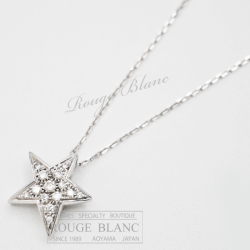 シャネル　ネックレス　"コメット" ミディアムモデル　ホワイトゴールド×ダイヤモンド　【中古】CHANEL Necklace "Comete" Medium model White gold×Diamond 【USED】