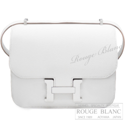 エルメス　コンスタンスミニ　ミラー/ミロワール　グリペール　エプソン　シルバー金具　ショルダーバッグ 【新品】HERMES Constance mini Miroir Gris pale Epsom Silver Buckle【NEW】