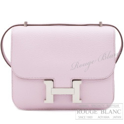 エルメス　コンスタンスミニ　ミラー/ミロワール　モーヴペール　シェーヴル　シルバー金具　ショルダーバッグ 【新品】 HERMES Constance mini Miroir Mauve Pale Chevre Silver Buckle【NEW】