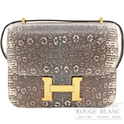 エルメス　コンスタンスミニ　ミラー/ミロワール　オンブレ　リザード　ゴールド金具　ショルダーバッグ 【新品】HERMES Constance mini Miroir Ombre Lizard Gold Buckle 【NEW】
