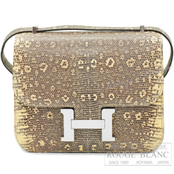 エルメス　コンスタンスミニ　オンブレ　リザード　シルバー金具　ショルダーバッグ 【新品同様】HERMES Constance mini Ombre Lizard Silver Buckle 【USED】