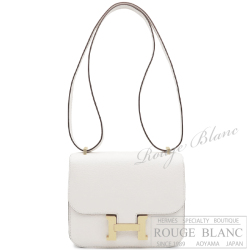 エルメス　コンスタンスミニ　ナタ　シェーヴル　ゴールド金具　ショルダーバッグ　【新品】　HERMES Constance mini Nata Chevre Gold Buckle 【NEW】