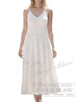 シャネル　2024　ニットワンピース　ドレス　ホワイト　#36　P75438　【中古】 CHANEL Knit Dress One piece  White【USED】