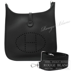 エルメス　エヴリン3　PM/29　ブラック　黒　トリヨンクレマンス　シルバー金具　【新品】 Hermes Evelyne3 PM/29 Black Taurillon Clemence Silver Buckle 【NEW】
