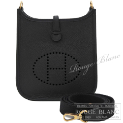 エルメス　エヴリン　TPM/16　アマゾン　黒　ブラック　トリヨンクレマンス　ゴールド金具　【新品】　HERMES  Evelyne TPM/16 Amazon Black Taurillon Clemence Gold Buckle 【NEW】