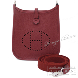 エルメス　エヴリン　TPM/16　アマゾン　ルージュH　トリヨンクレマンス　シルバー金具【新品】HERMES  Evelyne TPM/16 Amazon Rouge H Taurillon Clemence Silver Buckle 【NEW】