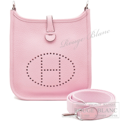 エルメス　エヴリン　TPM/16　アマゾン　ローズサクラ　トリヨンクレマンス　シルバー金具　(ストラップ 85cm)　【新品】　HERMES  Evelyne TPM/16 Amazon Rose sakura Taurillon Clemence Silver Buckle (Strap 85cm) 【NEW】