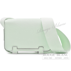 エルメス　ゲタ　ヴェールフィズ　シェーヴル　シルバー金具 【新品】HERMES Geta bag Vert fizz Chevre Silver Buckle 【NEW】