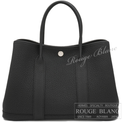 エルメス　ガーデンパーティTPM/30　黒　ブラック　ネゴンダ 【新品】 HERMES Garden Party TPM/30 Black Negonda 【NEW】