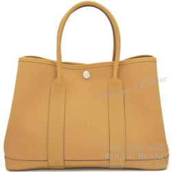 エルメス　ガーデンパーティTPM/30　ナチュラルサブレ　トワル×ネゴンダ　【新品】 HERMES Garden Party TPM/30 Natural sable Toile×Negonda 【NEW】