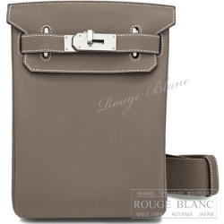 エルメス　アッカドPM　エトゥープ　トゴ　シルバー金具 【新品】 HERMES Hac a dos Etoupe Togo Silver Buckle 【NEW】