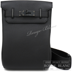 エルメス　アッカドPM　モノクローム　黒　ソーブラック　トゴ　ブラック金具　【新品】 HERMES Hac a dos Monochrome So Black Togo Black Buckle 【NEW】