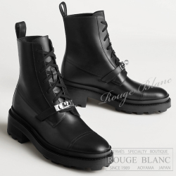 エルメス　ショートブーツ　”ファンク”　ブラック　黒　#37 1/2　【新品】HERMES Ankle boot "Funk" Black 【NEW】