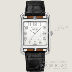 エルメス　ケープコッド TGM 41mm　腕時計　ブラック　アリゲーターマット　ステンレススティール　メンズ 【新品】 HERMES Men's watch Cape cod TGM Black Alligator Mat 【NEW】