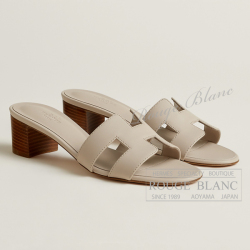 エルメス　サンダル　”オアジス”　ベージュノマド　#38　【新品】　HERMES Sandal  "Oasis"  Beige Nomade【NEW】
