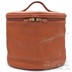 エルメス　インターシティ　バニティバッグ　エトリュスク　トリヨンクレマンス　ゴールド金具　【中古】 HERMES Intercity Vanity bag Etrusque Taurillon Clemence Gold Buckle 【USED】