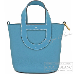 エルメス　インザループ18　ニューブルージーン　トリヨンクレマンス　ゴールド金具 【新品】 HERMES In the loop18 New bleu jean Taurillon Clemence Gold Buckle 【NEW】