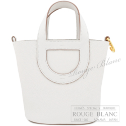 エルメス　インザループ18　グリペール　トリヨンクレマンス　ゴールド金具 【新品】 HERMES In the loop 18 Gris pale Taurillon Clemence Gold Buckle 【NEW】