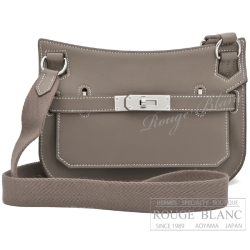 エルメス　ジプシエール ミニ　エトゥープ　スイフト　シルバー金具　【新品】　HERMES  Jypsiere Mini Etoupe Swift Buckle Silver 【NEW】