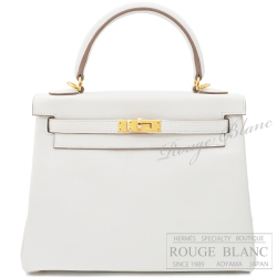 エルメス　ケリー25　内縫い　グリペール　スイフト　ゴールド金具　【新品】 HERMES Kelly25 Gris pale Swift Gold Buckle 【NEW】
