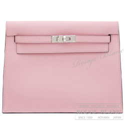 エルメス　ケリーダンス　ローズサクラ　スイフト　シルバー金具   【新品】HERMES Kelly dance Rose sakura Swift Silver Buckle 【NEW】