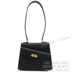エルメス　ケリー20　無秩序　黒　ブラック　エプソン　ゴールド金具 【新品】HERMES Kelly En Desordre Black Epsom Gold Buckle【NEW】