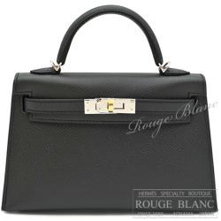 エルメス　ケリーミニ 2/ミニケリー 2　プロン　エプソン　エレクトラム金具   外縫い 【新品】HERMES Mini Kelly 2 Plomb Epsom Electrum Buckle【NEW】