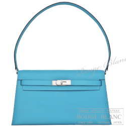 エルメス　ケリーエラン　クラッチバッグ　2WAY  ブルードノール　ヴォーマダム　シルバー金具 【新品】 HERMES Kelly Elan Clutch bag 2WAY Blue du nord Veau madame Silver Buckle 【NEW】