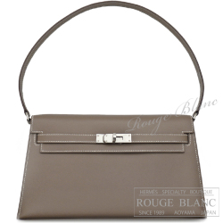 エルメス　ケリーエラン　エトゥープ　ヴォーマダム　シルバー金具  【新品】 HERMES Kelly Elan Etoupe Veau madame Silver Buckle 【NEW】