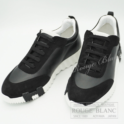 エルメス　メンズ　スニーカー　”バウンシング” 　黒　ブラック　#41  1/2 【新品】 HERMES  Men's Sneaker "Bouncing" Black 【NEW】