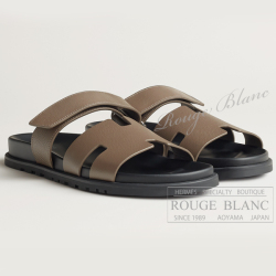 エルメス　メンズ　サンダル　”シプレ”　エトゥープ　#41 【新品】 HERMES Men's Sandal  "Chypre"  Etoupe【NEW】
