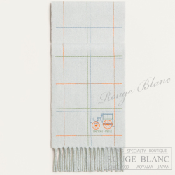 エルメス　マフラー　"クラン・ブロデ・ベルリンヌ"　グリ・デュ・ノール　カシミア 【新品】HERMES Muffler Cashmere【NEW】