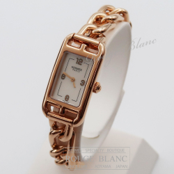 エルメス　ナンタケットPM　腕時計　ローズゴールド　レディース 【新品】 HERMES Ladies' watch Rose gold  【NEW】