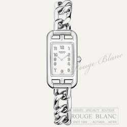 エルメス　ナンタケットPM   29mm   腕時計　シルバー　ステンレススティール　レディース 【新品】 HERMES Ladies' watch nantucket  【NEW】