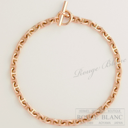 エルメス　ネックレス　シェーヌダンクル　PM　43コマ　ローズゴールド 【新品】 HERMES Necklace  Chaine dancre Rose gold【NEW】