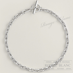 エルメス　ネックレス　シェーヌダンクル　PM　43コマ  シルバー 【新品】 HERMES Necklace  Chaine dancre Silver 【NEW】