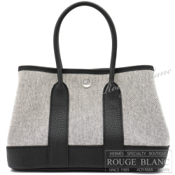 エルメス　ネオガーデン23　エクリュ×ブラック　トワルアッシュヴァイキング×ネゴンダ　【新品】 HERMES Neo Garden 23 bag Ecru×Black H Viking canvas×Negonda 【NEW】